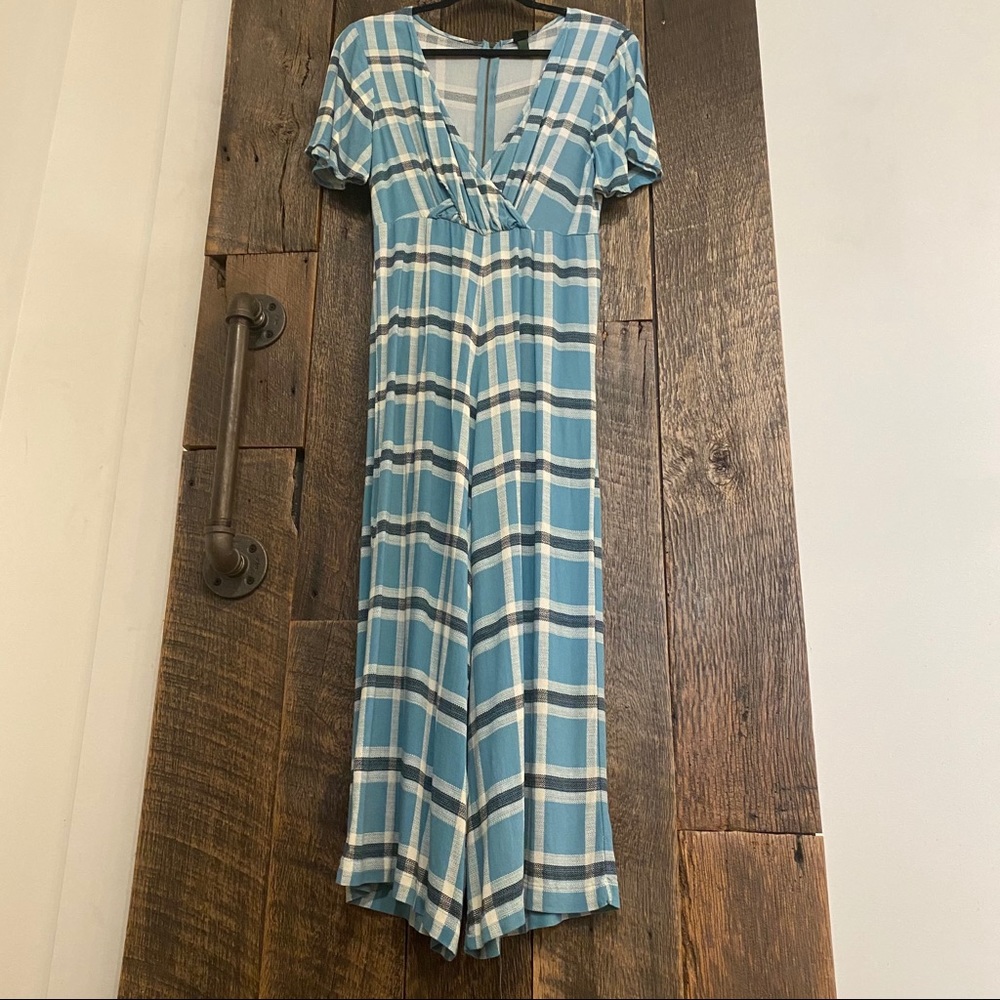 Plaid jumpsuit